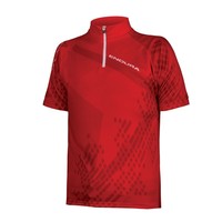 Endura Kids Ray S/s Jersey - Red - Small Endura Kids Ray S/s Jersey - Red - Small
