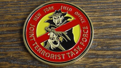 FBI JTTF New York Field Office Joint Terrorist Task Force Challenge Coin #C129