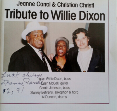 CD Jeanne Carroll & Christian Christl Tribute To Willie Dixon Acoustic Music