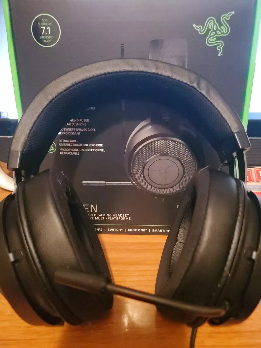 Razer Kraken 2019 Gaming Headset - Matte Black-THE CORD IS CUT, NO END!!