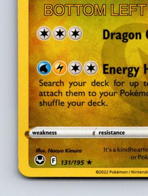Stage 2 Dragonite HP 160 Dragon Claw Energy Hurricane Rarity Gold