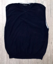 Greg Norman Sweater Vest Blue XL Sleeveless V-Neck Pullover Golf Top