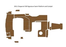 2011 Chaparral 330 Signature Swim Platform Cockpit Boat EVA Foam Teak Flooring