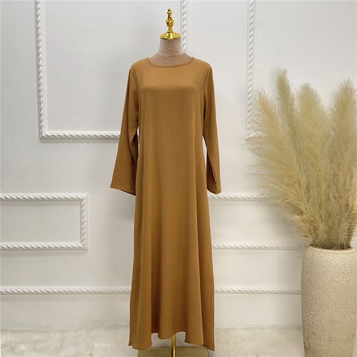 Ramadan Robe Abaya Women Long Dress Plain Kaftan Muslim Gown Dress Caftan Eid - Picture 24 of 54