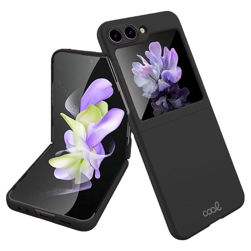 Cover Cool per Samsung F731 Galaxy Z Flip 5 Cover Pieghevole Nero (a5V)