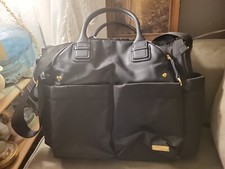 Skip Hop Baby Diaper Bag Cross Body Black Organized Lots Of Pockets