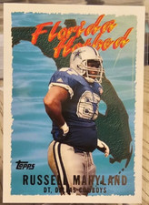1995 Topps Florida Hotbed Russell Maryland #FH7 Dallas Cowboys