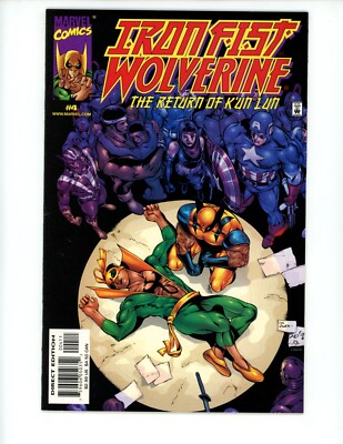 Iron Fist Wolverine #4 2001 VF- Jay Faerber Jamal Igle Marvel Comic Book