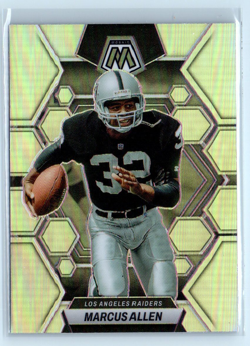 2023 Panini Mosaic #124 Marcus Allen Silver
