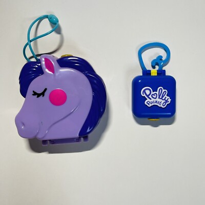 Polly Pocket Jumpin  Pony Compact with Horse Show Theme, Micro & Tiny Polly Doll