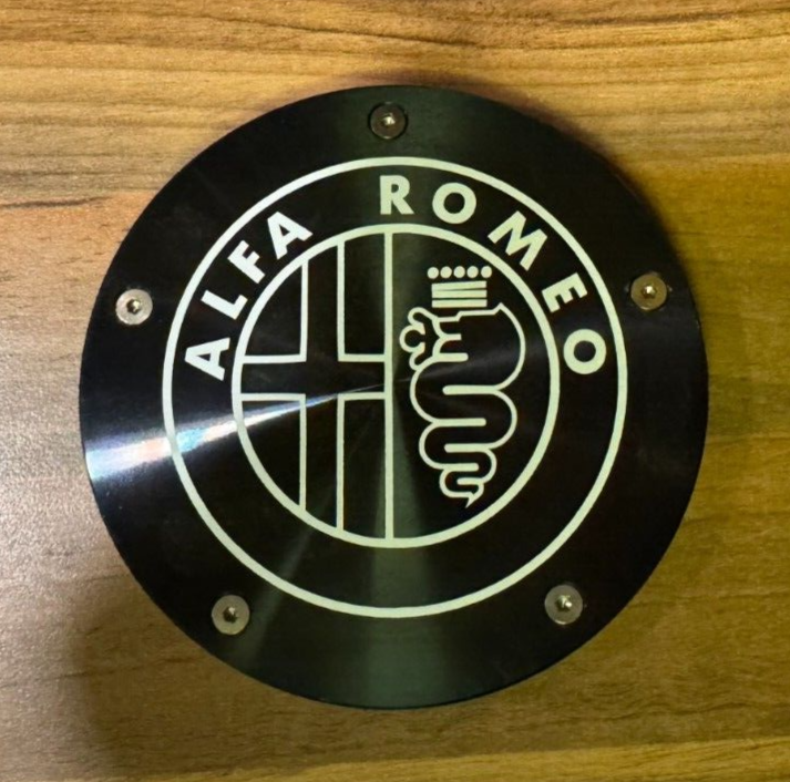 Alfa Romeo Metal Tax Disk Holder