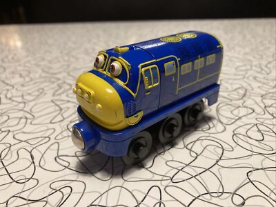 TOMY Wooden Chuggington Train ~ BREWSTER ~ Magnetic Used