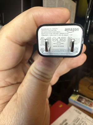 Alimentatore Originale Amazon Per Fire TV Stick - Modello FANA7R - 15V USB - Nuovo