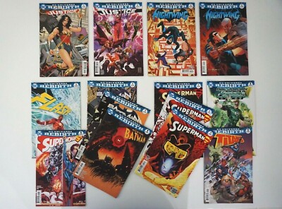 DC Universe Rebirth Comics Lot of 14 - Batman, Superman, Justice League and more