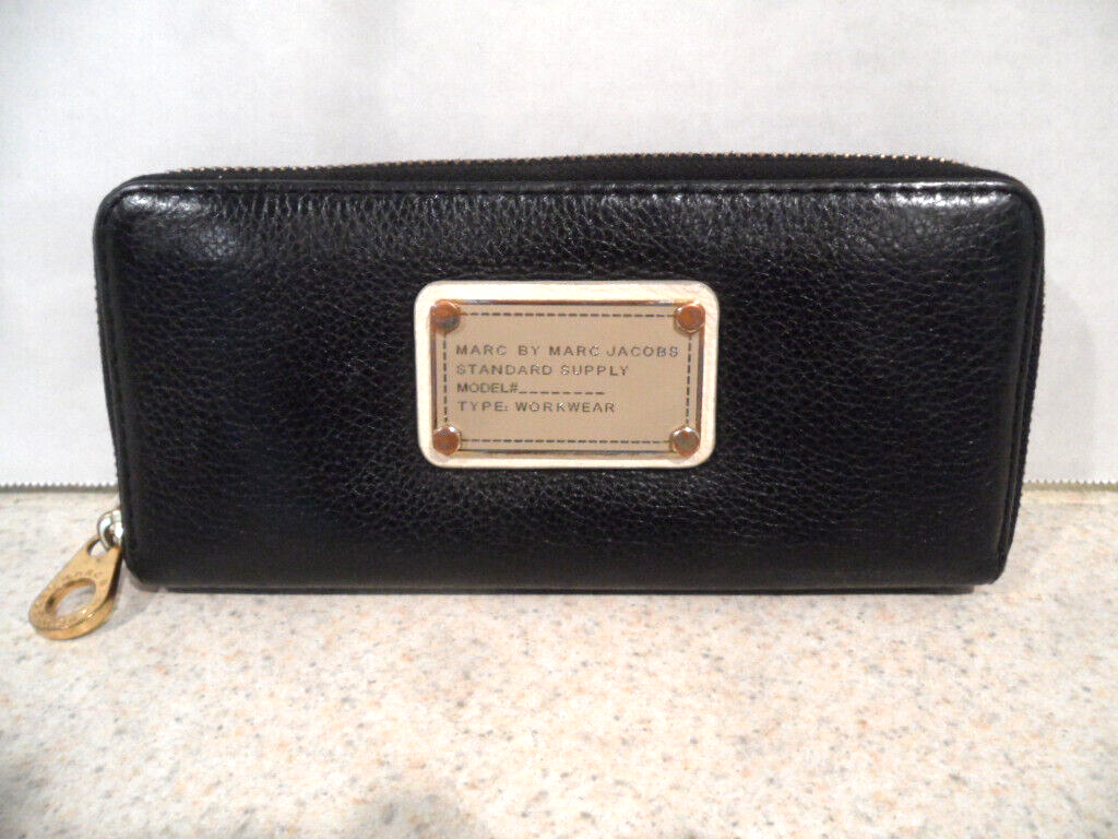 Marc by Marc Jacobs Standard Supply Workwear Zipper Clutch Wallet - Cow Leather
