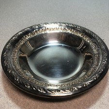 Wallace Silverplate Serving Dish Tray Candy Bowl Made In USA 4231 6.25"