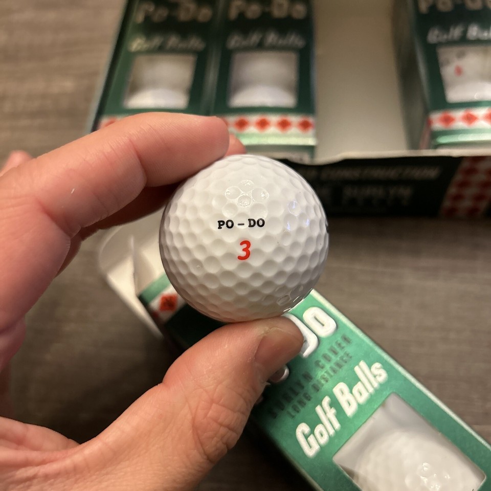 Vintage PoDo Walgreens Golf Balls PD90 Dozen Brand New eBay