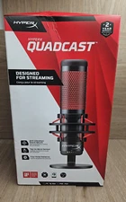 HyperX QuadCast USB Condenser Gaming Microphone For PS4/PS5/PC/Mac; NEW OPEN