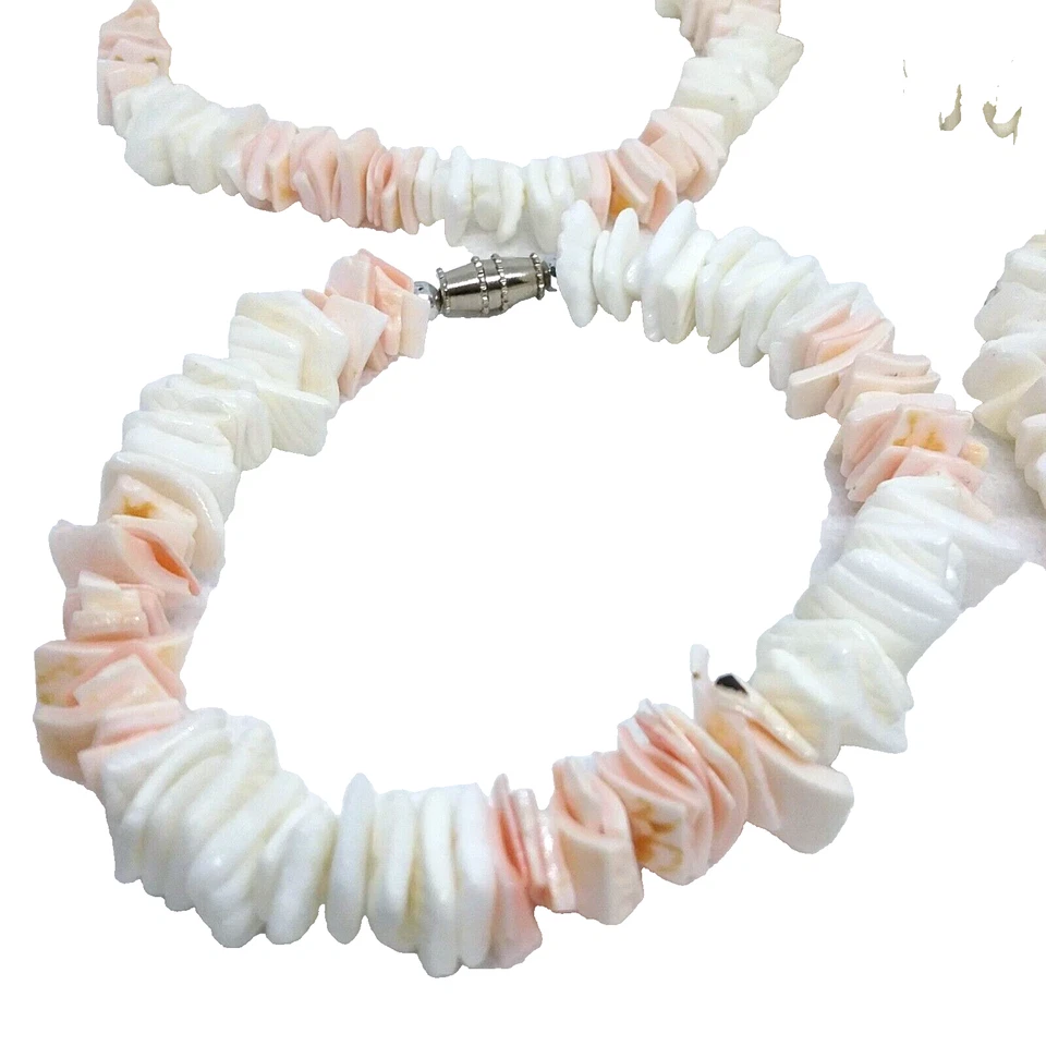 Puka Shell Anklet White Ankle Bracelet Hawaiian Surfer Beach 4 Styles Vintage - Image 2 of 4