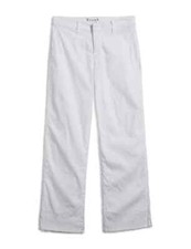 Frank  Eileen cropped raw edge Pants in White SZ 8 P3506