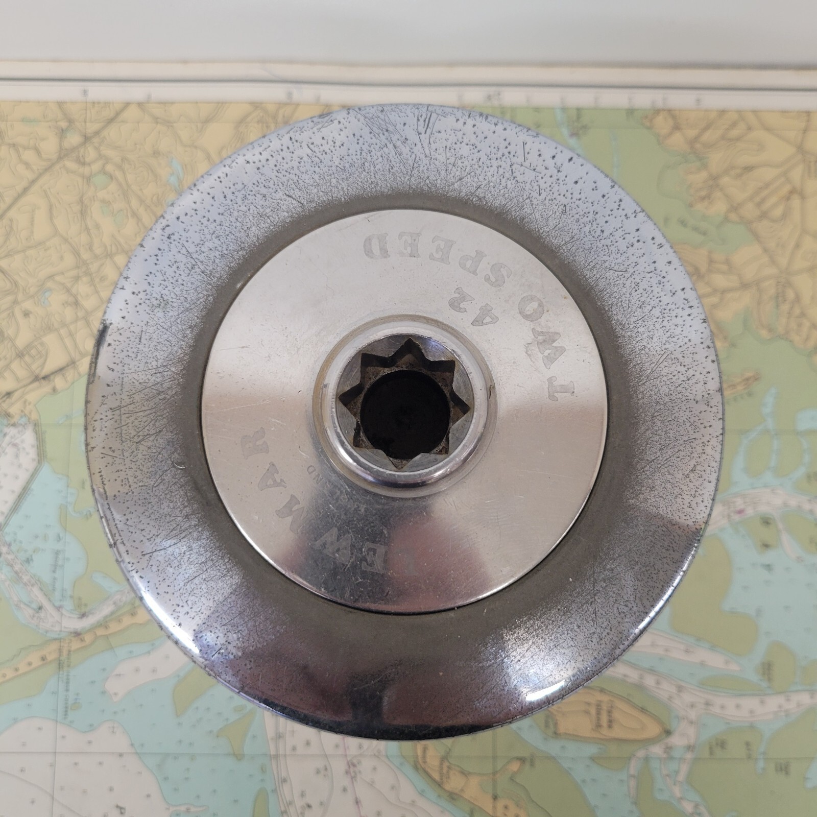 Lewmar Size 43 Two Speed Winch Chrome on Bronze