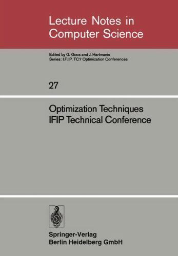Lecture Notes in Control and Information Sciences Ser.: Optimization ...