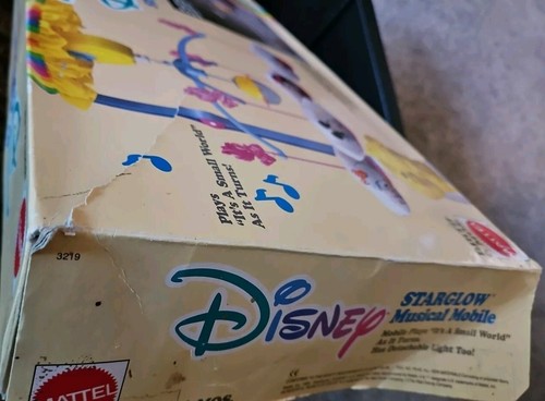 De colección Disney STARGLOW Cuna Musical Móvil 1989 ¡Abierto Una Vez! ¡Sin usar! - Imagen 2 de 12