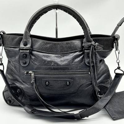 BALENCIAGA The First City 2way Bag Black