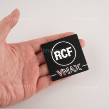2PCS RCF Aluminum logo badge replacement piece 60mm X 60mm