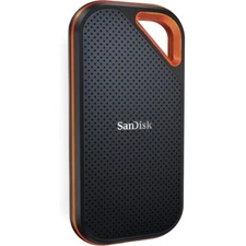SanDisk 4TB Extreme PRO Portable SSD V2 Up to 2000 MB/s 256-Bit AES IP55