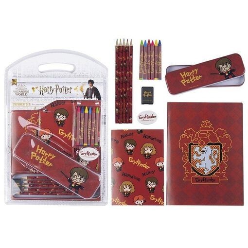 DISNEY - Set Escolar Harry Potter – Estuche Metálico + Material Completo
