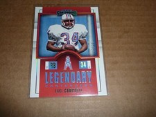 2017 Panini Contenders EARL CAMPBELL LEGENDARY GOLD OILERS /99 S2636