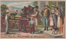 Wheeler Wilson Sewing Machine Arrival Of No 8 Wagon Dog KPV1