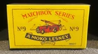 Matchbox Lesney No 9 Fire Escape Empty Box Repro  .