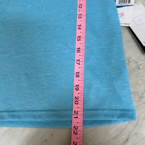 Nike Boy's Heather blue Short Sleeve Hydroguard Swim Shirt Sz L 14/16 NWT - Picture 8 of 8