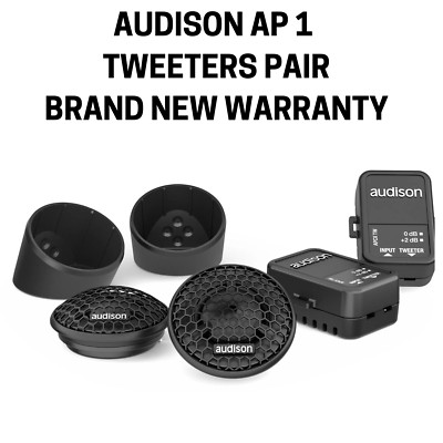 AUDISON AP 1 TWEETERS PAIR BRAND NEW WARRANTY