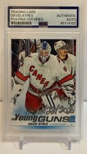 David Ayres Autographed & Inscribed Upper Deck Young Guns #519 (RC) PSA Slab