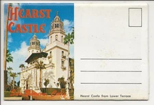 Hearst Castle, California souvenir postcard folder