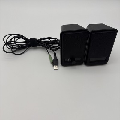 Amazon Basics A100 USB Powered Computer Speakers 1/8'' Audio Wired