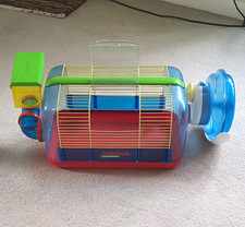 Habitrail Playground Hamster Modular Cage System with Wheel & Side Module (Used)