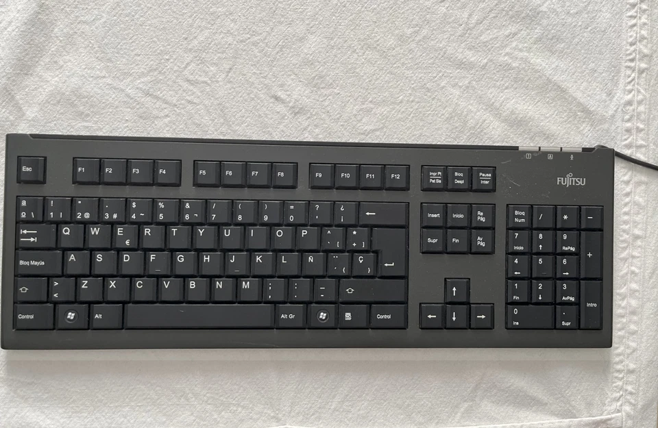 Teclado Fujitsu KB400 PS/2 Negro - Immagine 3 di 4