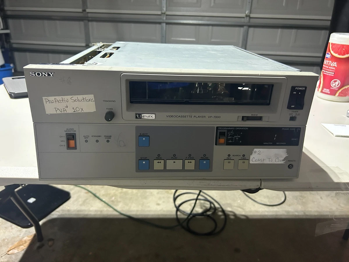 ソニーUmaticレコーダーVO2700ジャンク品の出品です❣ U-matic Video Players for sale | eBay