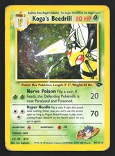 Koga's Beedrill 9/132 Gym Challenge Holo Rare Pokemon Card on eBay
