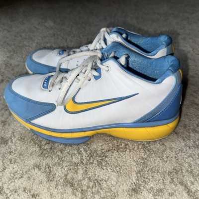  Nike VINTAGE 2005 Air Total Package Low White Yellow Blue UCLA Women's 8 RARE