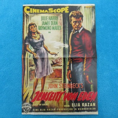 Jenseits von Eden James Dean POSTER BRAVO 2 Seiten Cinemascope John Steinbeck
