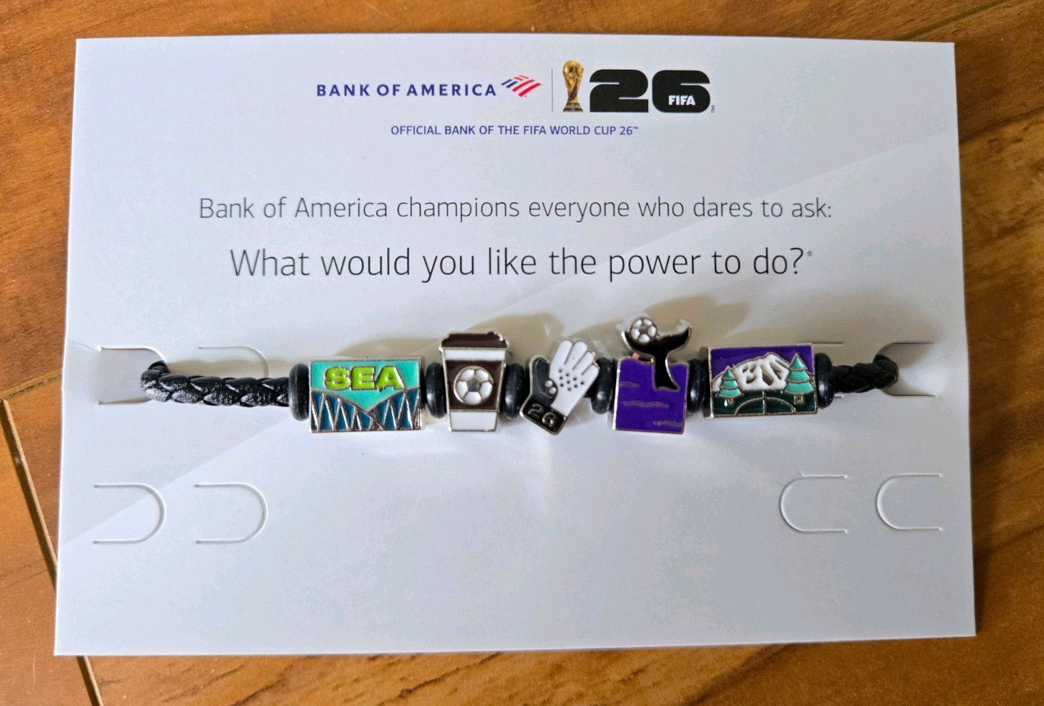Bank of America Visa FIFA World Cup 26 SEATTLE Limited Edition Large Bracelet
