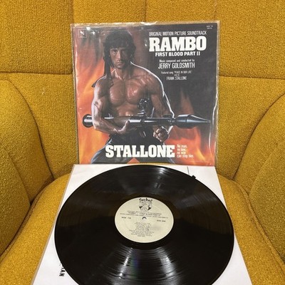 Rambo First Blood Part II Soundtrack Orig 1985 LP Vinyl Record Canada Jackal NM