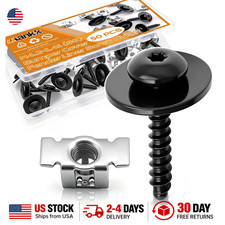 50PCS M4.2-1.41 Fender Liner Splash Shield Bolt Clips Set for Vehicles and