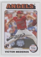 2024 Topps Heritage High Number White Border Victor Mederos #606 1e1b