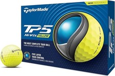 Taylor Made TP5 Golf Balls Yellow, 12pk 1dz 2024 NEW